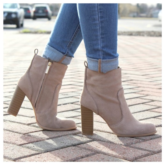 Nine West Shoes - Nine West Suede Quicksand Booties